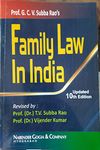 Family Law In India By Prof. G.G.V.Subba Rao