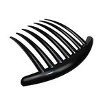 Wide Teeth Hair Comb French Twist Unbreakable Good Grip Comb Hair Side Comb Clip For Women Girls DIY Black/Coffee Hair Combs For Women Accessories Hair Comb Clips Decorative Hair Combs For Women