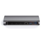 Satechi Thunderbolt 4 Dock - 12-in-1 - Thunderbolt 4 Hub - Thunderbolt 4-4 Downstream Ports, 96W PD,3 USB-A 3.2 Ports, USB-A 2.0 Port, SD Card Reader, GbE, Audio Jack - for M2 & M1 MacBook