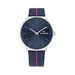 Tommy Hilfiger Analogue Quartz Watch for Men with Navy Blue Nylon Strap - 1791844