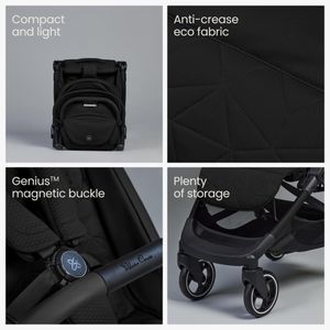 Silver Cross Clic 2 Compact Stroller – Lightweight Foldable Pushchair