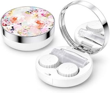 Contact Lens Case/Contact Case, Travel Contact Lens Case Cute Contact Case and Solution Perfect for Daily Travel Outdoor