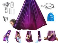 Sensory Swing for Kids Indoor Outdoor - (Hardware Included) 360° rotating Dual Layer Therapy Hug Swing Calming Yoga Swing for Children with Autism, ADHD, Sensory Processing Disorder and Autism