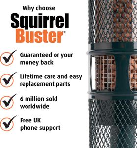 Jacobi Jayne Squirrel Buster Bird Feeder – Squirrel-Proof, Large Capacity