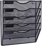 EASEPRES 5 Pockets Mesh Wall File H