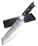 Damascus Chef Knife 8 Inch Japanese Kitchen Knife VG10 Professional Japanese Chef Knife 67-Layer High Carbon Stainless Steel Gyuto Knife