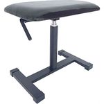 STAGG KEB-A70 Hydraulic Keyboard Bench with Vinyl Top, Satin Black