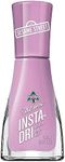 Sally Hansen - Insta-Dri® Nail Polish - Sesame Street Collection, 3-in-1 formula with built-in base and top coat. 1 Stroke, 1 Coat Done. Dries in 60 seconds - 1 Polish, Ah Ah Ah - 125
