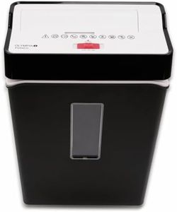 Olympia PS 54 CC Professional Shredder with Particle Cut, Security Level P4, Credit Card, 8 Sheets 80 g/m², Paper Shredder for Office, Paper Shredder, Shredder with Waste Paper Bin, Viewing Window