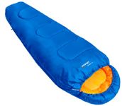 Vango Saturn Kids' Sleeping Bag, Atlantic Blue - Size 170 x 70 cm [Amazon Exclusive]