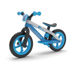 Chillafish Bmxie 2, BMX Styled Balance Bike with Integrated Footrest, Footbrake & Airless Rubberskin Tires, Blue