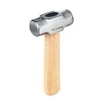 Sledge Hammer, Mini Sledge Hammer with Steel Hammer Head and Wood Short Handle, 1LB Crack Hammer for Striking & Home