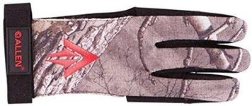 Allen Company Traditional 3 Finger Archery Glove, Realtree Xtra, Small