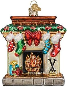 Old World Christmas Holiday Hearth Glass Blown Ornaments for Christmas Tree