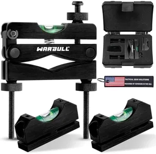 WarBull Scope Leveling Kit Universal, Magnetic Base High-Precision Clearer Level Bubble, Heavy-Duty Scope Mounting Kit, Scope Level Tool for Rifle Shotgun Frame Shooting Table with Storage Case -Black