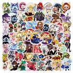 62 Pcs Cookie Run Kingdom Aesthetics Cartoon Waterproof Vinyl Stickers for Boys Adults for Water Bottles Laptop Suitcase for Birthday Party Supplies Halloween Decoration Favors