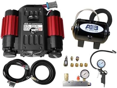 Complete Air Sytem with 12 Volt 200psi Twin Air Compressor 4 Litre 200 Psi Air Tank Universal Full System