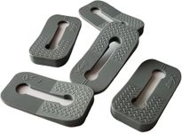 Vadiff Silicone Gas Stove Child Safety Knob Locks | Oven Knob Guard (5 Pk)(Gray)