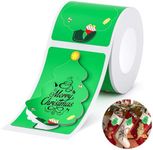 NIIMBOT B21 Christmas Labels B1 Label Tape with Christmas Tree Party/Mailing, Thermal Label Paper 1.57" X 2.36" (40x60 mm) 125 Labels/Roll, Christmas Label Maker Tape