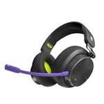 Skullcandy PLYR Multi-Platform Over-Ear Wireless Gaming Headphone with Mic, Enhanced Sound Perception, 24 Hr Battery, AI Microphone, Works with Xbox PlayStation Mobile and PC Digi Black