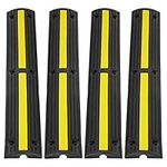 VEVOR 4 Pack Cable Protector Ramp,1