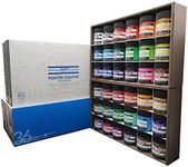 Knicker PC40ML36N Watercolor Paint, Poster Colors, Set of 36 Colors, 1.4 fl oz (40 ml)