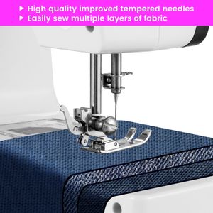 Mini Sewing Machine – 38 Stitches, Black Portable Electric