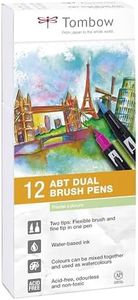 Tombow ABT Dual Brush Pen - Pastel (Pack of 12)