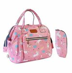 motherly 11 liter Mini Diaper Bag for Mothers | Small Diaper Handbag for mom for Travel (Unicorn Pink)