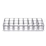 SUL Lipsticks Holder, Clear Acrylic Lip Gloss Lipstick Holder Case, Makeup Lipstick Cosmetic organiser Display Stand, 24 Grids Clear Acrylic Makeup Storage Organizer for Vanity Dresser