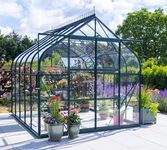 Vitavia Colorado Greenhouse, 2.6 x 3.2 m, Green Aluminium Frame, Double Doors, 2 Roof Vents Vitavia Colorado 8300 8ft 4" x 10ft 6" (2.6 x 3.2 m) Greenhouse Package