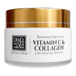 Dead Sea Collection Anti Wrinkle Vitamin C & Collagen Day Face Cream - Skin Care Essential Face Cream for Women and Men - 50ml Face Moisturizer for All Skin Types