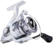 Pflueger Trion Spinning Reel, Size 25 Fishing Reel, Right/Left Handle Position, Graphite Body and Rotor, Corrosion-Resistant, Aluminum Spool, Front Drag System,Silver