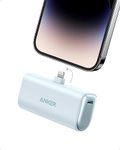 Anker Power Bank, 621 Power Bank with Built-In Lightning Connector, 5,000mAh MFi Certified 12W Portable Charger, Compatible with iPhone 14/14 Pro / 14 Plus / 14 Pro Max, iPhone 13 and 12 Series