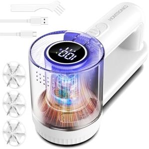 Rasoir Anti Bouloche, [2000 mAh] Homtronics Anti Bouloche Vetement, Bouloche Appareil,3 Vitesses Réglable, Affichage LED, Câble USB Bouloche Appareil, Retrait Rapide et Efficace des Pilules et des