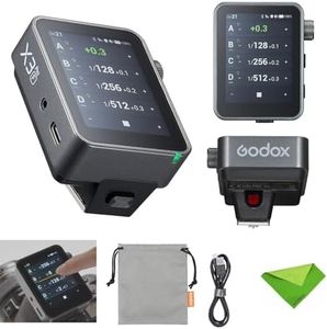 Godox X3 Pro F X3Pro F X3Pro-F Touchscreen TTL Flash Trigger, 2.4G Wireless, 2.4" LCD Screen, Bluetooth Integration & APP Control, Wireless Speedlight Transmitter (Godox X3-F Upgrade)