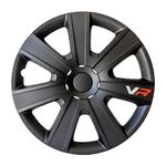 16 inch VR Carbon Black Wheel Cover Kit - 4 Pack