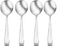 Oneida Moda Set of 4 Round Bowl Soup Spoons