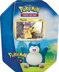 Pokémon Tin-Snorlax (2 Tarjetas de Aluminio y 4 Paquetes de Refuerzo), Individual, Color Frutas del Bosque (699-17235)