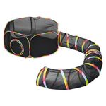 ＡＷＨＡＯ Breathable Outdoor Cat Tent with Tunnel Outdoor Cat Tunnel Foldable Cat Outdoor Enclosure Cat Play Tunnel Cat Tents for Outside Cat Playpen Set for Small Medium Large Cat Kitten Dog Puppy