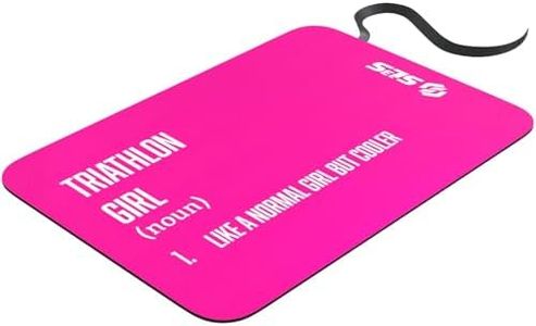 SLS3 Triathlon Transition Mat - Thick Tri Mat - Neoprene Outdoor Changing Mat - Large Triathlon Mat Transition - Wetsuit Mat (Pink & White)