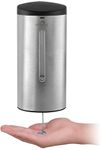 Dolphy Automatic Soap Dispenser - Touchless Hand Sanitizer Liquid/Gel Dispenser - for Restaurant, Hospital, School, Hotel, Kitchen, and Bathroom - 700ml (304 Stainless Steel)