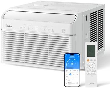 Midea MAW12HV1CWT EasyCool Smart Inverter Air Conditioner Window Unit with Heat, 12,000 BTU, White