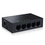 SODOLA 5 Port Gigabit Ethernet Switch|Mini Metal Housing Switch|Plug&Play|Fanless Design| Desktop Ethernet Splitter |Quiet Unmanaged Network Switch