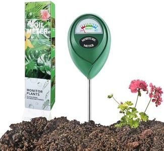 BeGrit Plant Moisture Meter, Soil Moisture Sensor Meter, Hygrometer for Gardening, Plants, Farming, Battery-Free Moisture Meter, with Gift Box