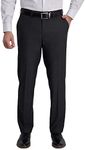 Haggar Men's Premium Tailored Fit Suit Separate Pant-Reg. and Big & Tall Sizes, Dk. Heather Grey, 42W x 30L