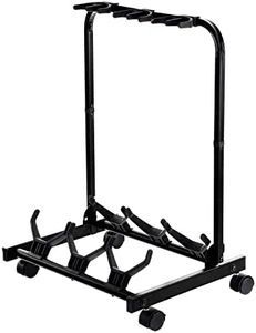 Rocktile Multistand Stand de 3 Guitares avec roulettes pour guitares E/A