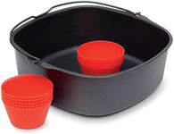 Philips Kitchen Appliances Master Accessory Kit with Baking Pan and Silicone Muffin Cups, XXL Models, Black