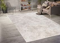 Ladole Rugs Abstract Pattern Home Decor Indoor Area Rug - Premium Carpet for Living Room, Bedroom, Dining Room, Kitchen, and Office - Cream (2'7" x 9'10", (80cm x 300cm))