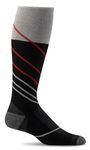 Sockwell Men's Pulse OTC Firm Graduated Compression Sock, Black, Medium/Large